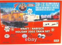 2002 Lionel Train Set Kraft Nabisco Vacances Avec Oval Track Edition Limitée