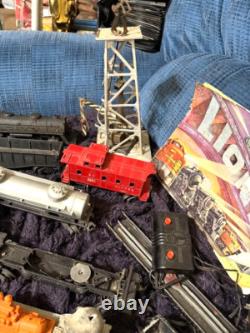 37 Ensemble de trains Lionel vintage de 1950, voitures de train et rail électrique, +++ Tant de choses
