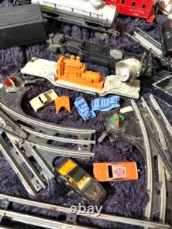 37 Ensemble de trains Lionel vintage de 1950, voitures de train et rail électrique, +++ Tant de choses