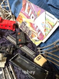 37 Ensemble de trains Lionel vintage de 1950, voitures de train et rail électrique, +++ Tant de choses