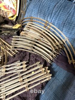 37 Ensemble de trains Lionel vintage de 1950, voitures de train et rail électrique, +++ Tant de choses