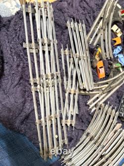 37 Ensemble de trains Lionel vintage de 1950, voitures de train et rail électrique, +++ Tant de choses