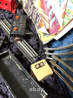 37 Ensemble de trains Lionel vintage de 1950, voitures de train et rail électrique, +++ Tant de choses