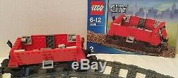 7898 Lego Cargo Train Deluxe100% Complete-instructions-nouveau Autocollants / Xtra Piste