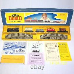 A Vintage 1957 3 Rail Hornby Dublo Edg17 0-6-2t Ensemble De Trains De Marchandises Boxed, Excellent
