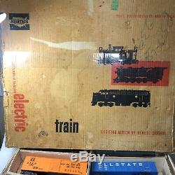 Allstate Marx Ensemble De Sears 60 Train 9624, Locomotive Piste Voitures-untested As-est