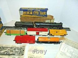 American Flyer O Gauge Northern Locomotive Train Set From 1940 With Tracks Rare