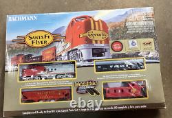 BACHMANN SANTA FE FLYER EZ TRACK ÉCHELLE HO TRAIN ÉLECTRIQUE EN BOÎTE NEUVE
