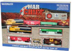 Bachmann 00746 War Chief Electric Train Set With E-z Track Ho Scale