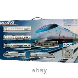 Bachmann 01205 Amtrak Acela Express Ensemble de train électrique avec voie E-Z HO échelle