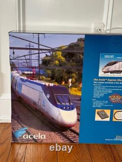 Bachmann Amtrak Acela Express Ensemble de Train de Passagers Échelle HO #01202