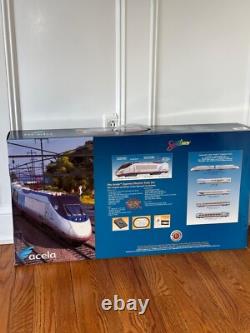 Bachmann Amtrak Acela Express Ensemble de Train de Passagers Échelle HO #01202