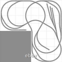 Bachmann E-Z Track Plan de Train #029 Ensemble de Train Échelle HO 8' X 8' L Commutateurs à Fil