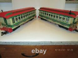 Bachmann G Scale Holiday Special Anniversary Train Set Loco/tender/2 Voitures