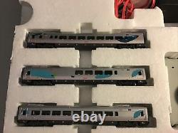 Bachmann N Scale Amtrak Acela Express Train Set E-z Système De Voie DCC Spectrum
