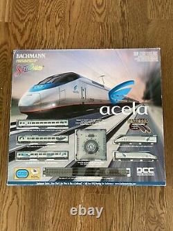 Bachmann N Scale Amtrak Acela Express Train Set E-z Track System DCC