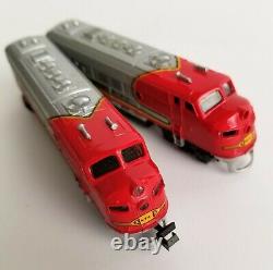 Bachmann N Scale Long Hauler Train Set # 4406 2 Locomotives Et 6 Voitures, Voie