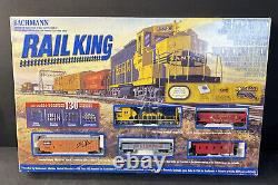 Bachmann Rail King Santa Fe Emd Gp40 Ho Gamme De Trains Électriques #00657 Boîte Ouverte