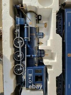 Bachmann Royal Blue Big Haulers G Scale 4-6-0 Ensemble De Trains À Vapeur Électrique