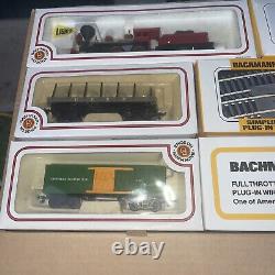 Bachmann The Old Timer Train Vintage Set Ho Scale 1988 Complet #00275 Allumé
