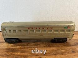 Bateaux, moteurs et rails de train Marx vintage dans la boîte de train Marx Set 44100 (non testé)