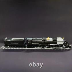 Blocs de construction de train classique Locomotive à vapeur Big Boy avec ensemble de voies ferrées