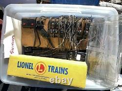 Complète 1950 Lionel Antique Train Ensemble D'accessoires Transformateurs Commutateurs Piste