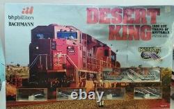 Desert King Bhp Billiton Bachmann Ho Échelle Train Train Jeu Locomotive Voie Boîte