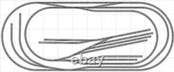 Disposition de train Bachmann E-Z Track #033D Train Set HO Scale 5' X 12' DCC Interrupteurs