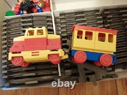 Duplo 1996 Vintage Train Set 2741 Battery Operated Train Track Complete Extras