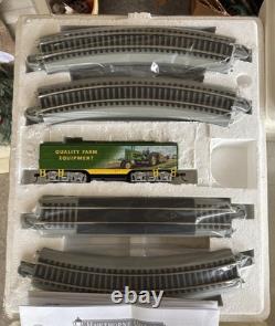 E-Z Track Hawthorn Village Ensemble de train John Deere tout neuf dans sa boîte Édition limitée