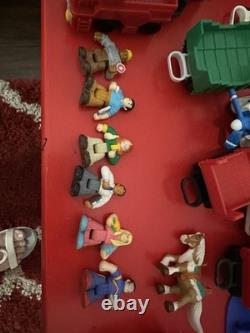 ENORME Ensemble de Train Fisher Price GeoTrax avec Bâtiments, Piste et Voitures, Lot de 195+ Pièces