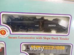 ENSEMBLE DE TRAIN BACHMANN IRON DUKE AVEC VOIES ET CONTRÔLEUR SCELLÉ ÉCHELLE N