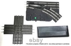 ENSEMBLE DE TRAIN ÉLECTRIQUE VINTAGE LOUIS MARX Locomotive, Piste, Transformateur + NON TESTÉ