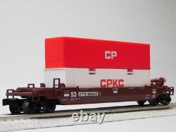 ENSEMBLE DE TRAIN FRET LIONEL CPKC MAXI STACK LIONCHIEF GAGE O CANADIEN 2523020 NEUF
