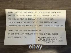 ENSEMBLE DE TRAIN HO COMPLET BACHMANN SOUTHERN AVEC TUNNEL, GARE, PAYSAGE ET PONTS NEUF