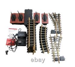 ENSEMBLE DE VOIES FERRÉES KGB Avec Alimentation Modèle-Art 5400 Avec 4 Wagons Runge + Train de Travail