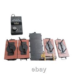 ENSEMBLE DE VOIES FERRÉES KGB Avec Alimentation Modèle-Art 5400 Avec 4 Wagons Runge + Train de Travail