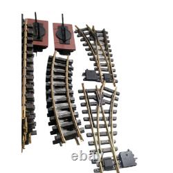 ENSEMBLE DE VOIES FERRÉES KGB Avec Alimentation Modèle-Art 5400 Avec 4 Wagons Runge + Train de Travail