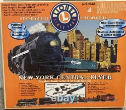 Échelle O-27 Lionel 6-21948 New York Central Flyer Ensemble de Train Fumée Sifflet Lumière