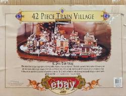Édition Collector Grandeur Noel 2001 - Village de train de 42 pièces