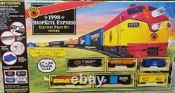 Ensemble De Train Électrique Ho Scale 1998 Shop Rite Express Oval Track Collector's Edt