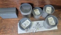 Ensemble complet de train Swarovski Crystal Locomotion avec boîtes de rails en bois 7 pièces