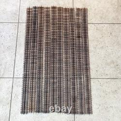 Ensemble de 10 rails droits de modèle O de 37 pouces à triple rail pour train