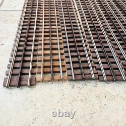 Ensemble de 10 rails droits de modèle O de 37 pouces à triple rail pour train