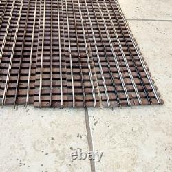 Ensemble de 10 rails droits de modèle O de 37 pouces à triple rail pour train