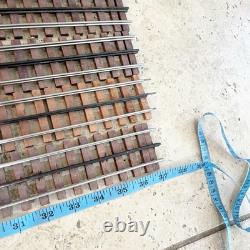 Ensemble de 10 rails droits de modèle O de 37 pouces à triple rail pour train