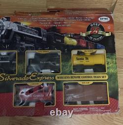 Ensemble de Train EZTEC Silverado Express COMPLET Télécommande sans fil Piste de 25'