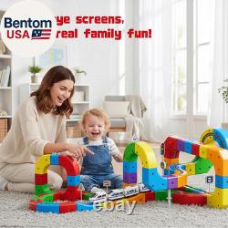 Ensemble de Train Électrique pour Enfants de 3 à 8 Ans Piste de Course Modulaire 3D Flexible