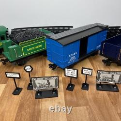 Ensemble de Train G Gauge Eztec Scientific Toys Southern 2043 avec Télécommande HTF LIRE